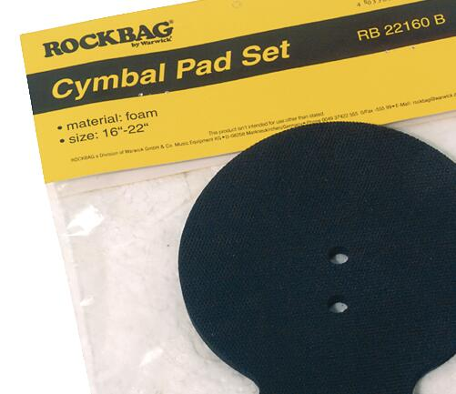 Rockbag 22160 PAD DE PRATIQUE CYMBAL IMPACT SILENT - 16-22 "