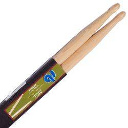 RB Drums RB-5A Maple Drum Sticks with Wooden Tip - Red One Music