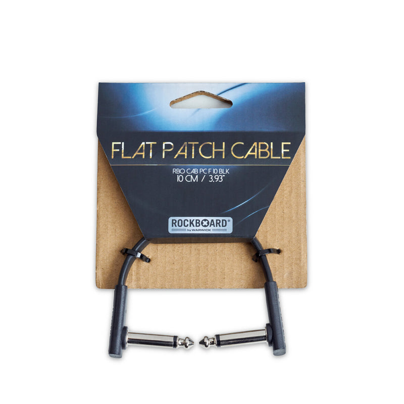 Rockboard RBO CAB PC F 10 BLK Câble de patch plat - 10 cm / 3 15/16 "