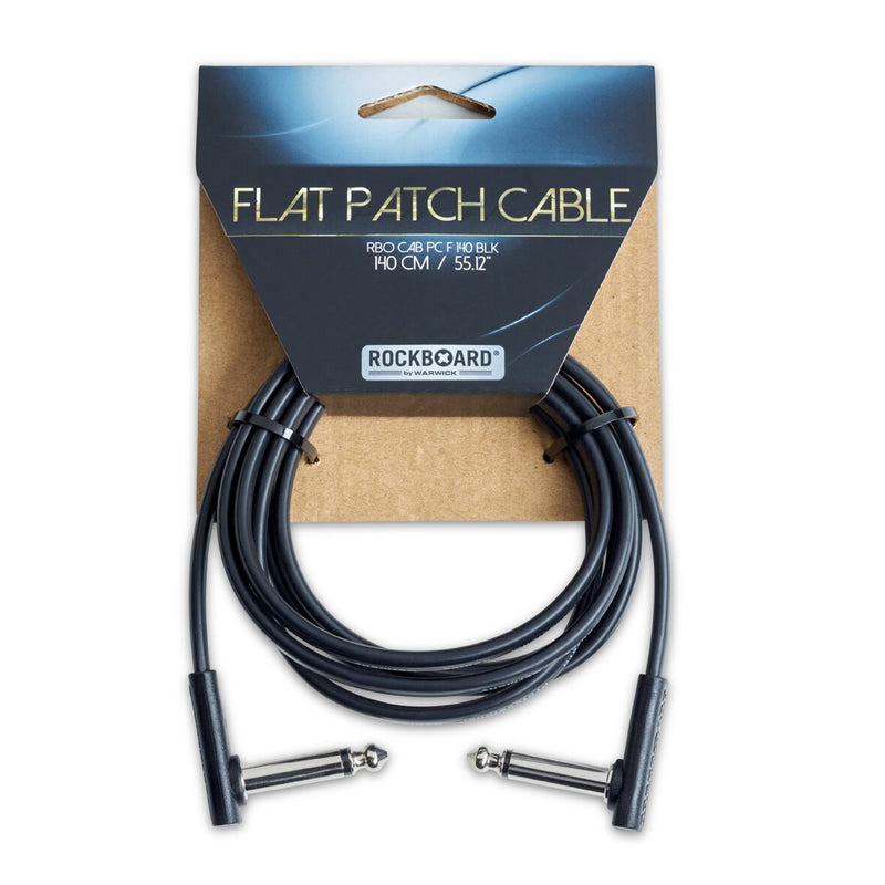 RockBoard RBO CAB PC F 140 BLK Flat Patch Cable - 140 cm / 55 1/8"