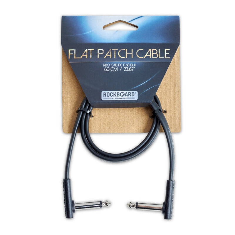 RockBoard RBO CAB PC F 60 BLK Flat Patch Cable - 60 cm / 23 5/8"