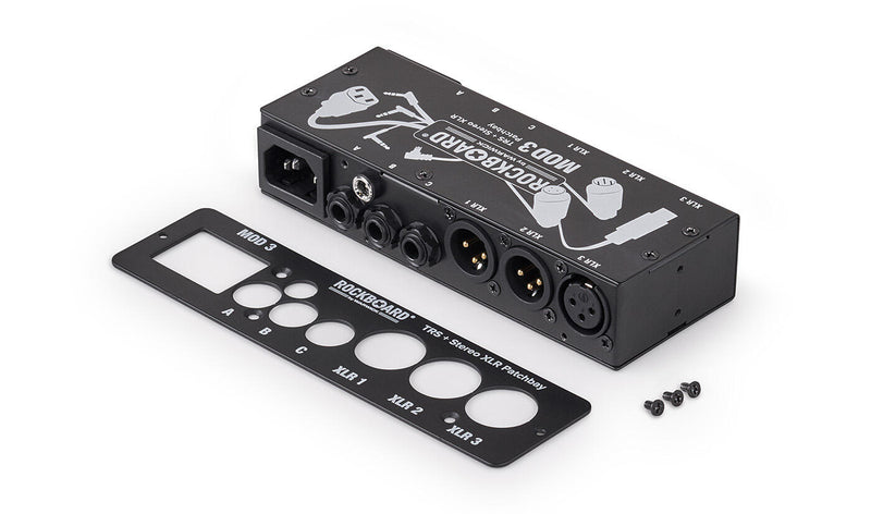 RockBoard RBO B MOD 3 V2 All-in-One TRS & XLR Patchbay for Vocalists & Acoustic Players