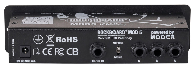 RockBoard RBO B MOD 5 Cab SIM + DI Patchbay