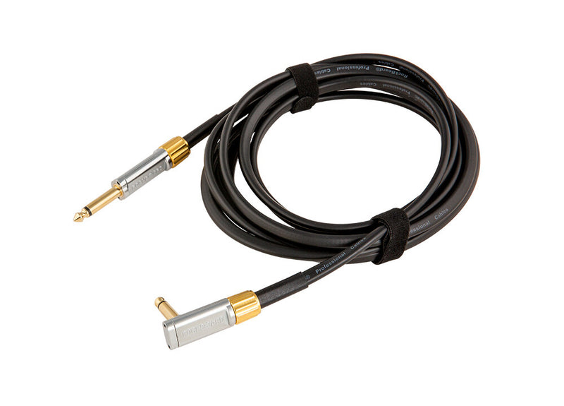 RockBoard RBO CAB FL PR 300 SA Premium Series Flat Instrument Cable, Straight / Angled - 300 cm / 118 7/64"