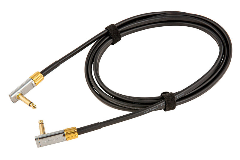 Câble d'instrument plat RockBoard RBO CAB FL PR 300 AA Premium Series, coudé / coudé - 300 cm / 118 7/64"