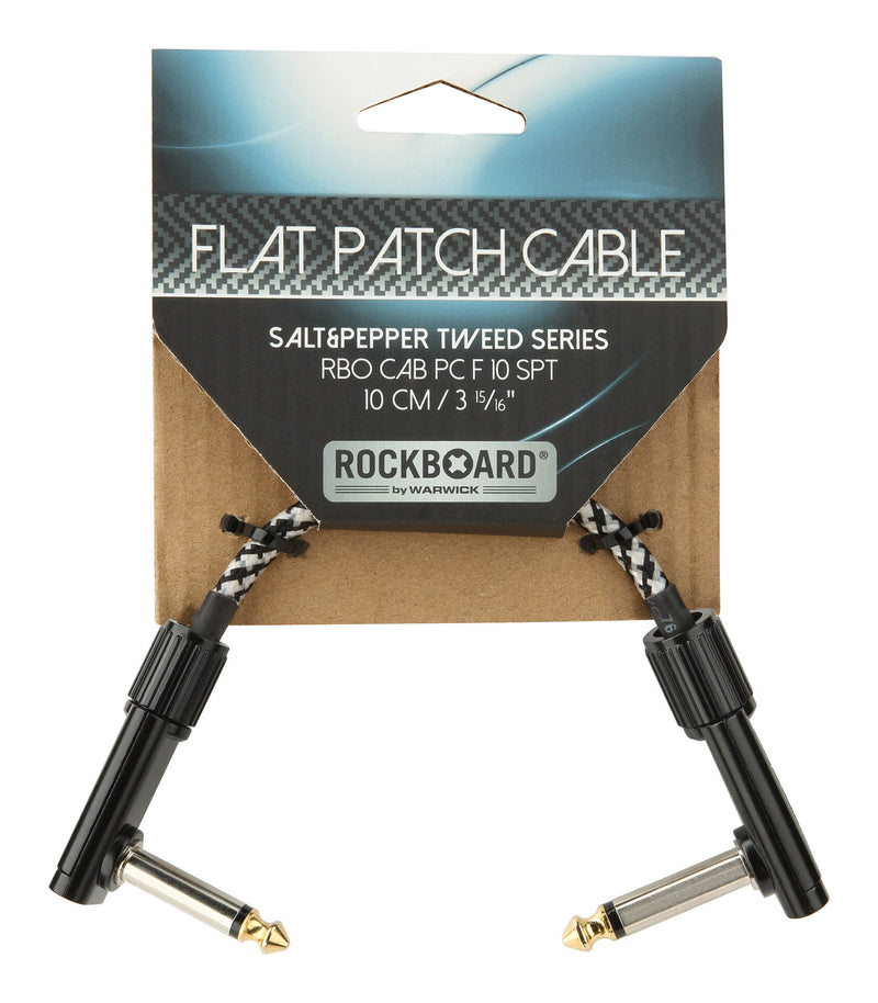 Rockboard RBO CAB PC F 10 SALS SEL & PEPPERT TWEED Series Patch Patch Câble - 10 cm / 3 15/16 "