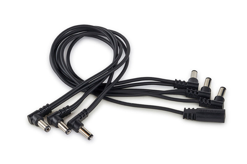 RockBoard RBO CAB POWER DC6 A Flat Daisy Chain Cable, Angled - 6 Outputs