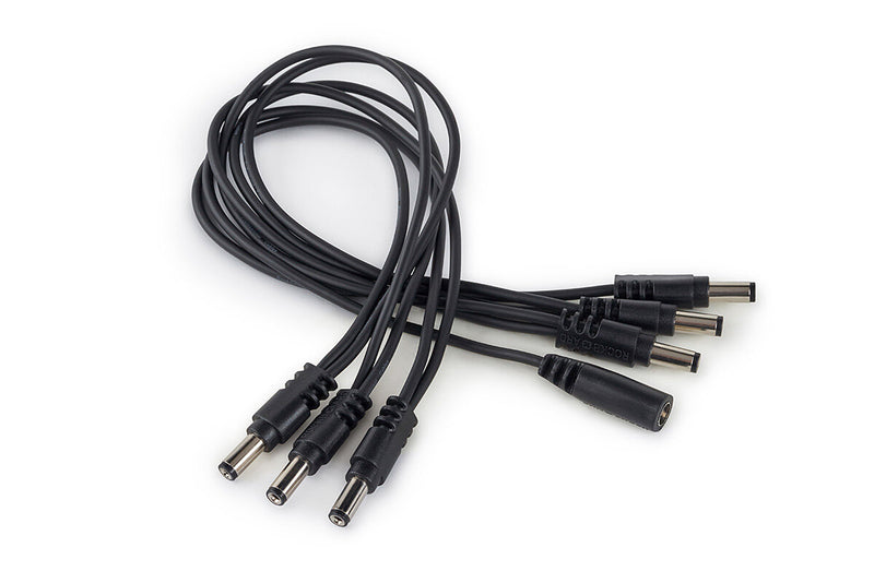 RockBoard RBO CAB POWER DC6 S Flat Daisy Chain Cable, Straight - 6 Outputs