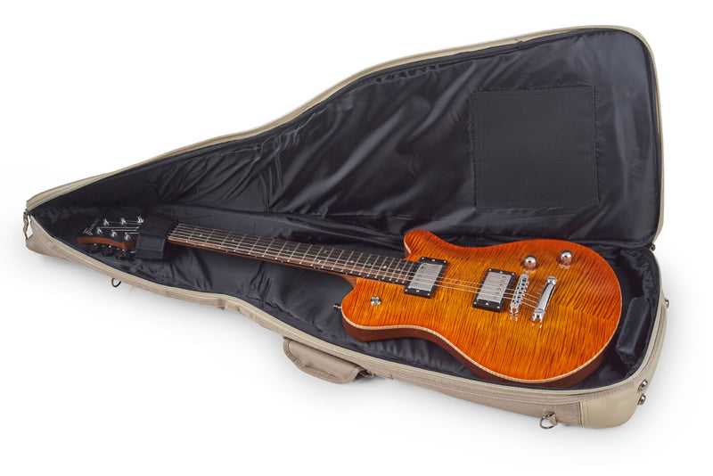 RockBag 20446 Student Line Cross Walker Electric Guitar Gig Bag (Khaki)