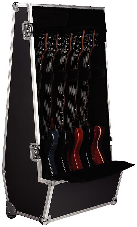 RockCase RC 10861 GU/FL Standard Line Multiple Instrument Chest Style Flight Case (5 Electric Guitars)