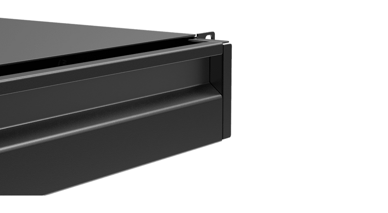 Caymon RD220L/B 19" Rack Drawer For 2 Units With Lock