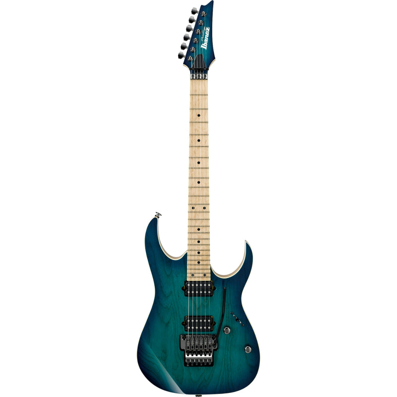 Ibanez RG652AHMNGB RG Prestige - Guitare électrique avec micros DiMarzio avec étui - Nebula Green Burst