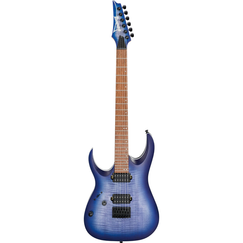 Ibanez RGA42FMLBLF RGA Standard - Guitare électrique pour gaucher - Blue Lagoon Burst Flat