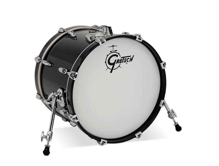 Gretsch Drums RN2-1418B-PB Renown Bass Drum (Piano Black) - 18" x 14"