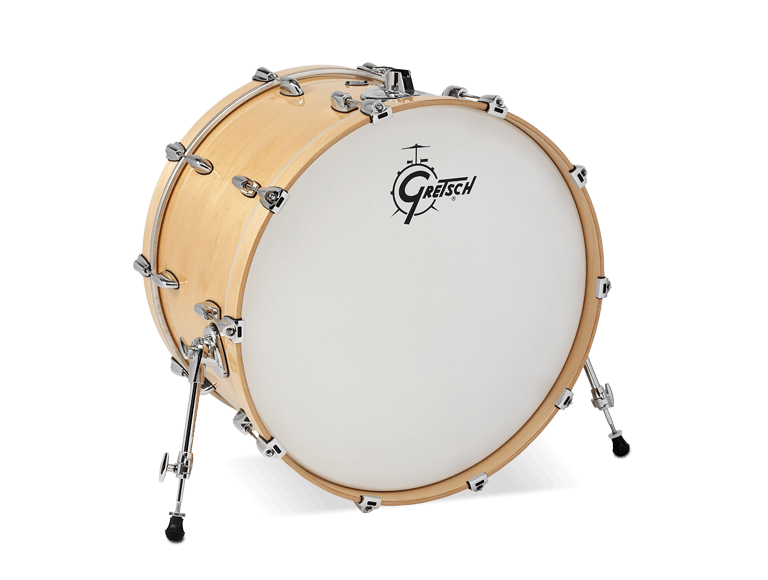 Gretsch Drums RN2-1424B-GN Renown Bass Drums (Gloss Natural) - 24" x 14"