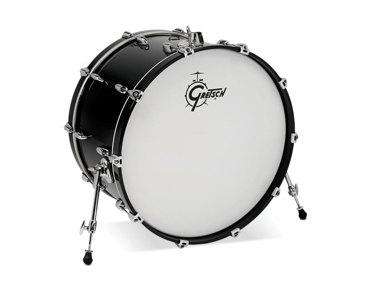 Gretsch Drums RN2-1424B-PB Bass Drum (Piano Black) - 14" x 24”