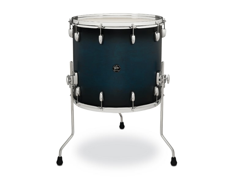 Gretsch Drums Renown Series Tom au sol 16" x 18", Satin Antique Blue Burst