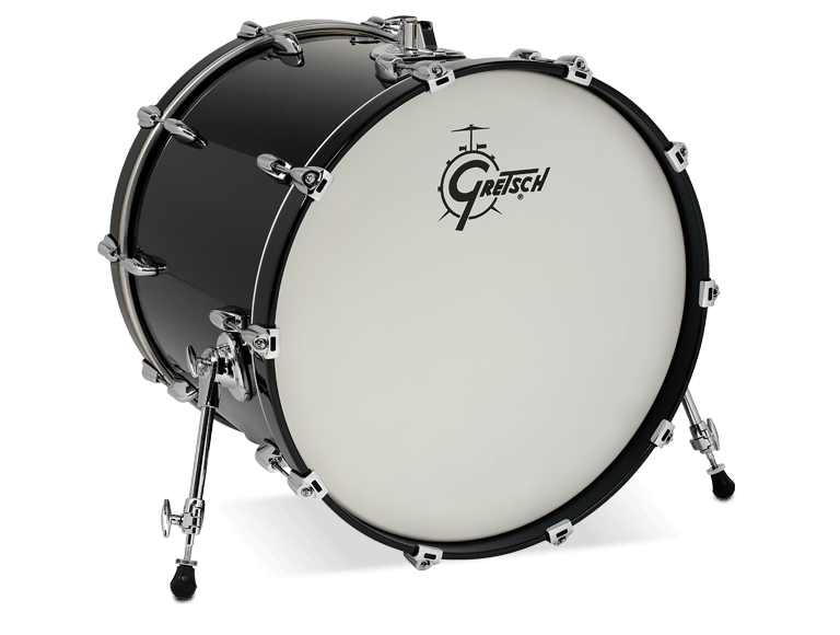 Gretsch Drums RN2-1822B-PB Renown Bass Drums (Piano Black) - 22" x 18"