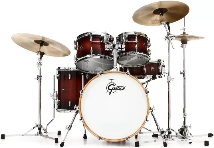 Gretsch Drums RN2-E604-CB Renown 4-Piece (20/10/12/14) Shell Pack (Cherry Burst)