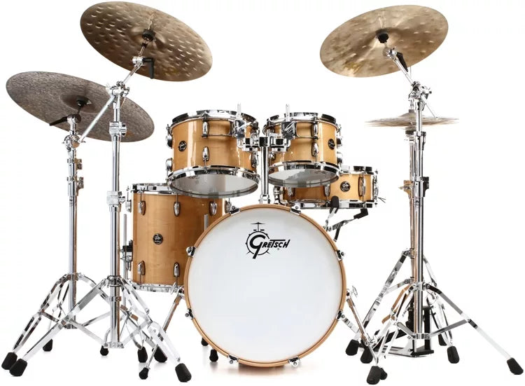 Gretsch Drums RN2-E604-GN Renown 4-Pice (10/12/14/20) Shell Pack (Gloss Natural)