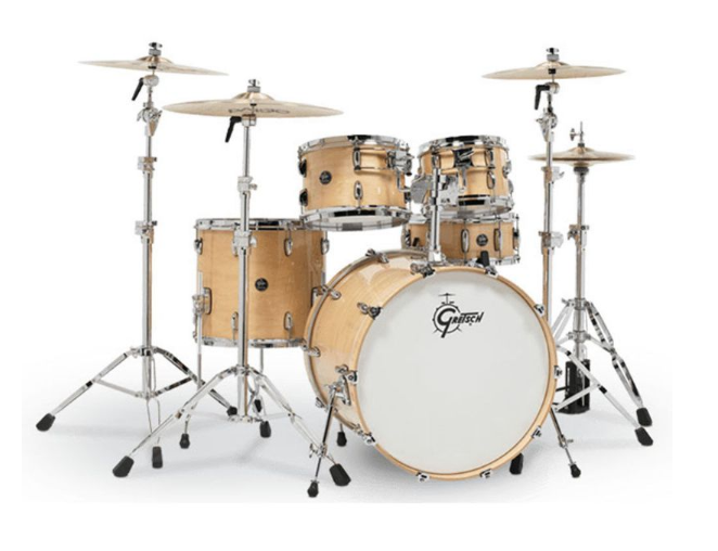 Gretsch Drums RN2-E605-GN Renown 5-Piece Drum Kit (Gloss Natural)
