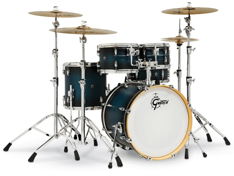 Gretsch Drums RN2-E605-SABB Renown 5-Piece Shell Pack (Satin Antique Blue Burst)