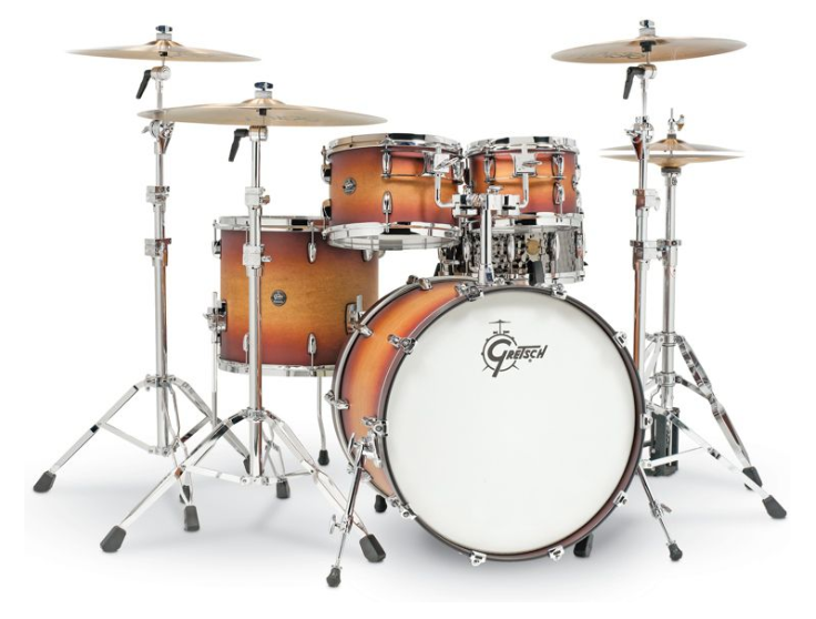 Gretsch Drums RN2-E8246-STB Renown 4-Piece Drum Kit (Satin Tobacco Burst)