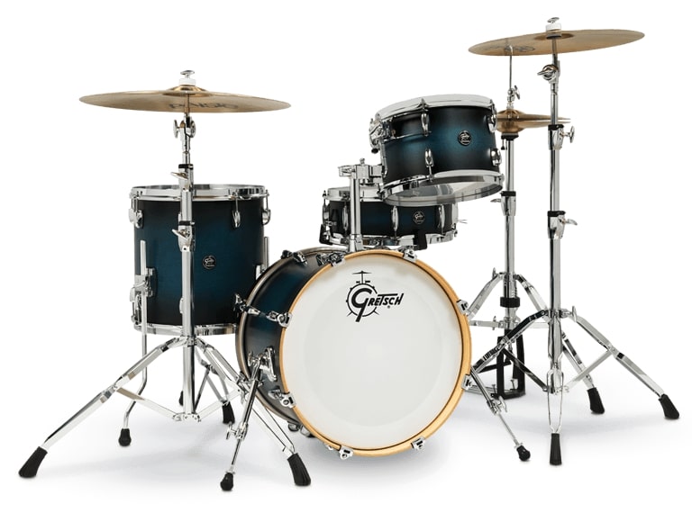Gretsch Drums RN2-J484-SABB Renown 4-Piece Shell Pack (Satin Antique Blue Burst)