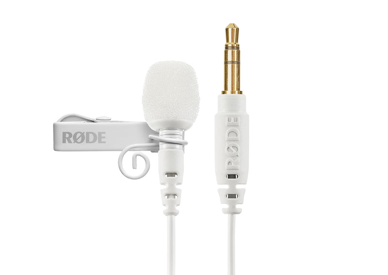 Rode LAVALIER GO Professional-Grade Wearable Microphone White Edition