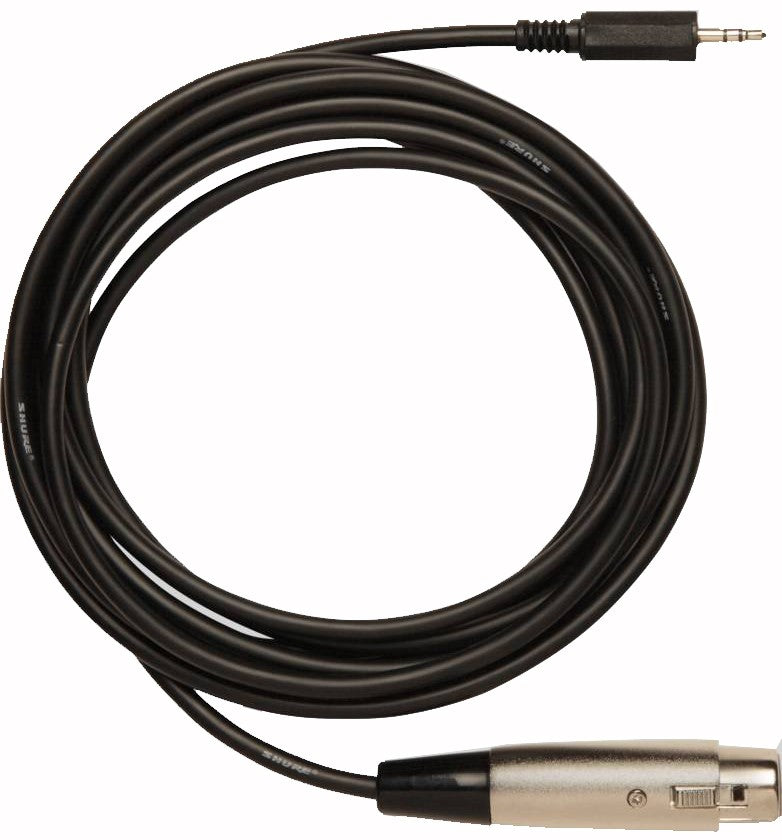 Shure RP325 3-Pin XLR Female to Stereo Mini Male Cable - 10'