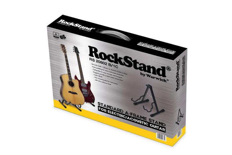 RockStand Standard A-Frame Stand for Acoustic & Electric Guitar/Bass