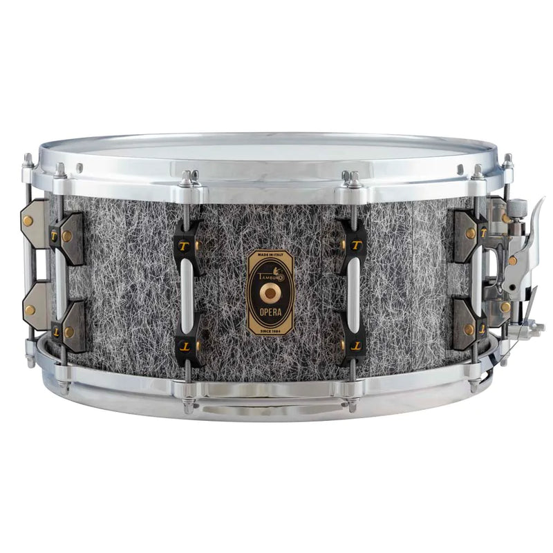 Tamburo TB OPSD1455FK OPERA Series Stave-Wood Snare Drum (Fantasy Black) - 14" x 5.5"