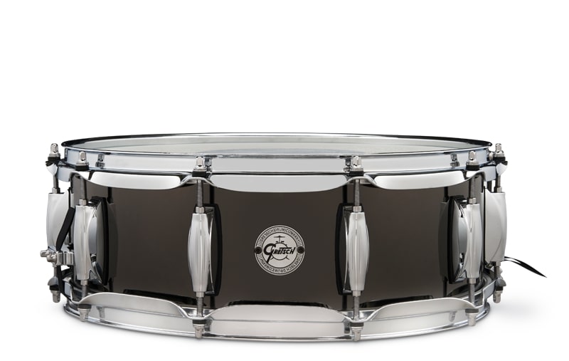 Gretsch Drums S1-0514-BNS Full Range Series Snare Drum (Black Nickel Over Steel) - 5" x 14"