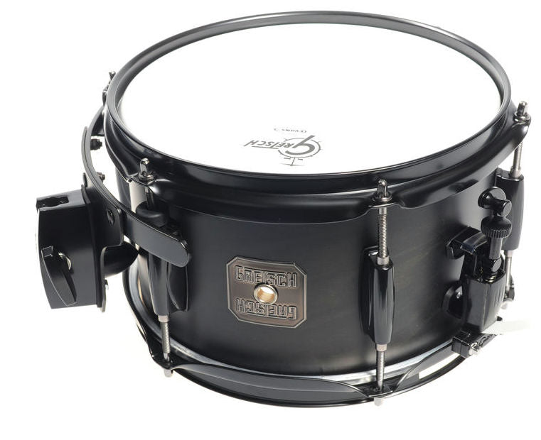 Gretsch Drums S1-0610-ASHT Full Range Series Snare Drum (Satin Ebony) - 6" x 10"