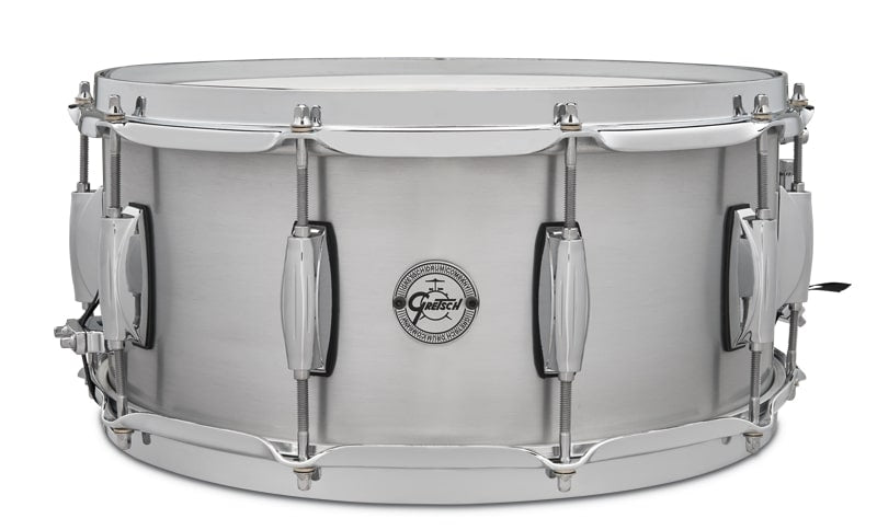 Gretsch Drums S1-6514-GP Grand Prix Aluminum Snare Drum - 6.5" x 14"