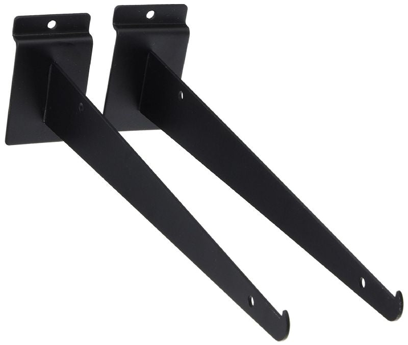 Ingles SA-203 12-Inch Slatwall Shelf Brackets - Pair