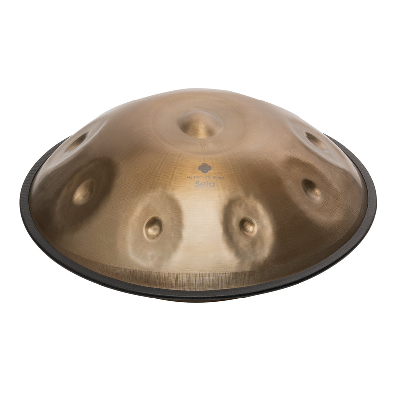 Sela SE300 Harmony Handpan Bb2 Amara Stainless Steel With Padded Bag - Stainless Steel