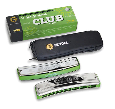 Seydel SH31400/Bb Club Steel Harmonica Clé Sib