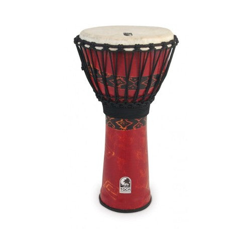 Toca SFDJ-12RP Synergy Freestyle Rope Tuned 12" Djembe - Bali Red