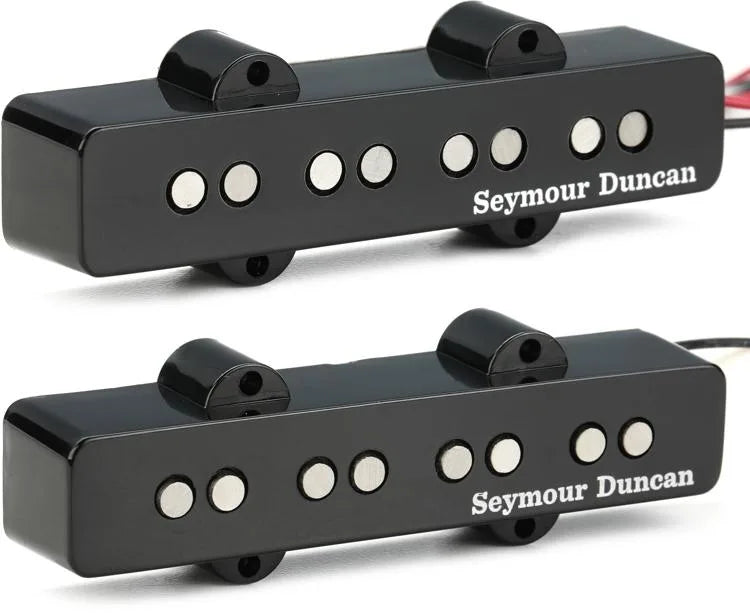 Seymour Duncan 11402-59 SJB-2 Hot Jazz Bass Pickup Set (Black)