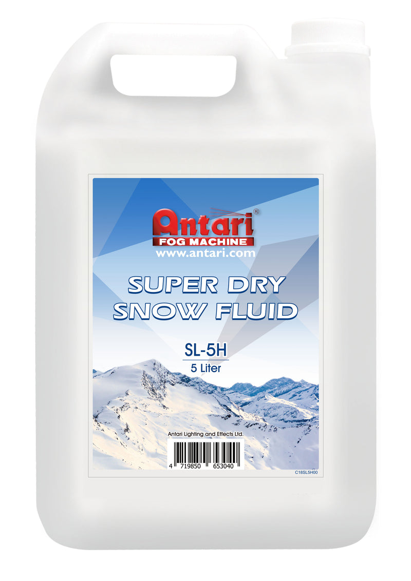 Antari SL-5H Super Dry Snow Fluid 5l - Red One Music