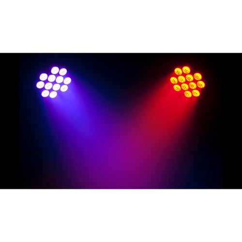 Chauvet Dj Slimpar T12 BT RGB Par Can W/ Bluetooth 12 x 3W - Red One Music