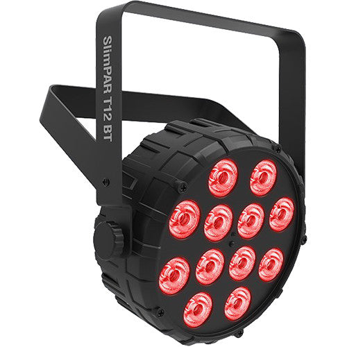 Chauvet Dj Slimpar T12 BT RGB Par Can W/ Bluetooth 12 x 3W - Red One Music