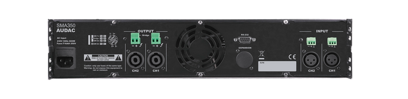 Audac SMA350 WaveDynamic Dual-Channel Power Amplifier