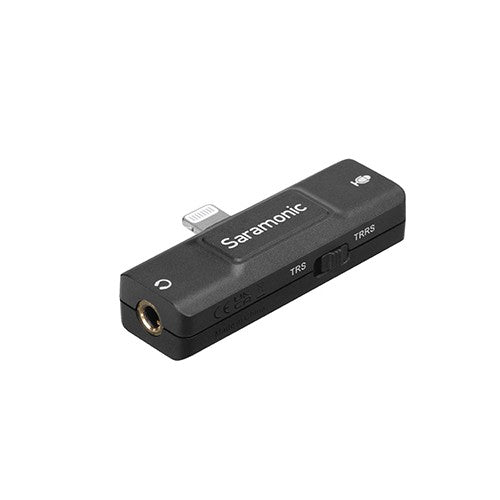 Adaptateur audio Saramonic SR-EA2D avec connecteur Lightning