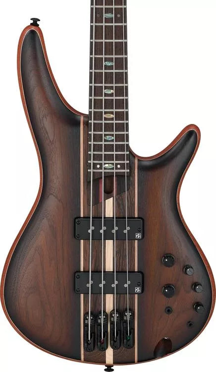 Ibanez Premium SR1350B 4-string Bass Guitar (Dual Mocha Burst Flat)