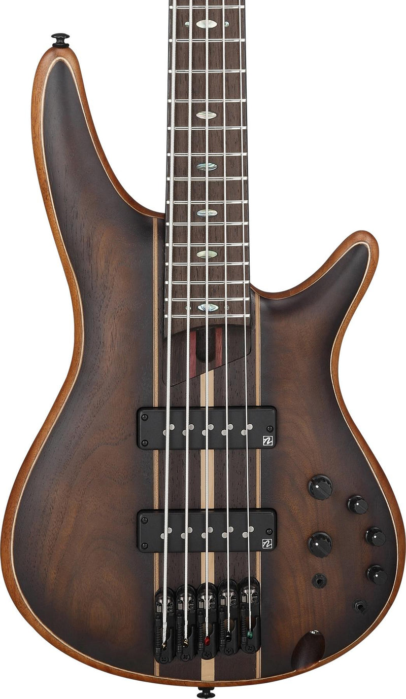 Ibanez Premium SR1355B 5-string Bass Guitar (Dual Mocha Burst Flat)