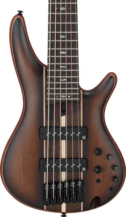 Ibanez Premium SR1356B Guitare basse 6 cordes (Dual Moka Burst Flat)