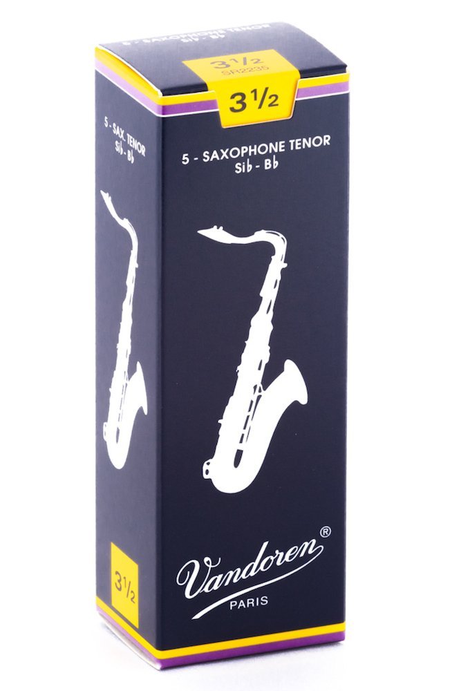 Vandoren SR2235 Tenor Sax Traditional Reeds Strength 3.5 (Box of 5)