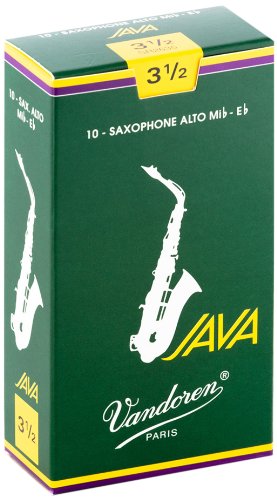 Vandoren SR2635 Alto Sax JAVA Reeds Strength 3.5 (Box of 10)